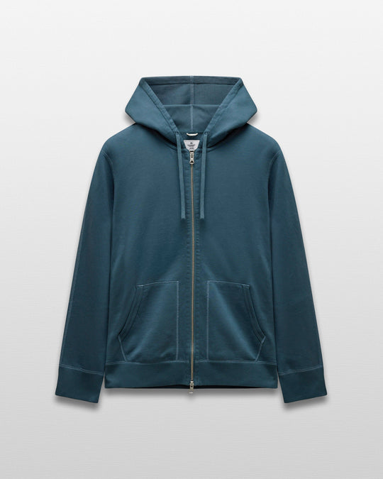 Midweight Terry Slim Zip Hoodie