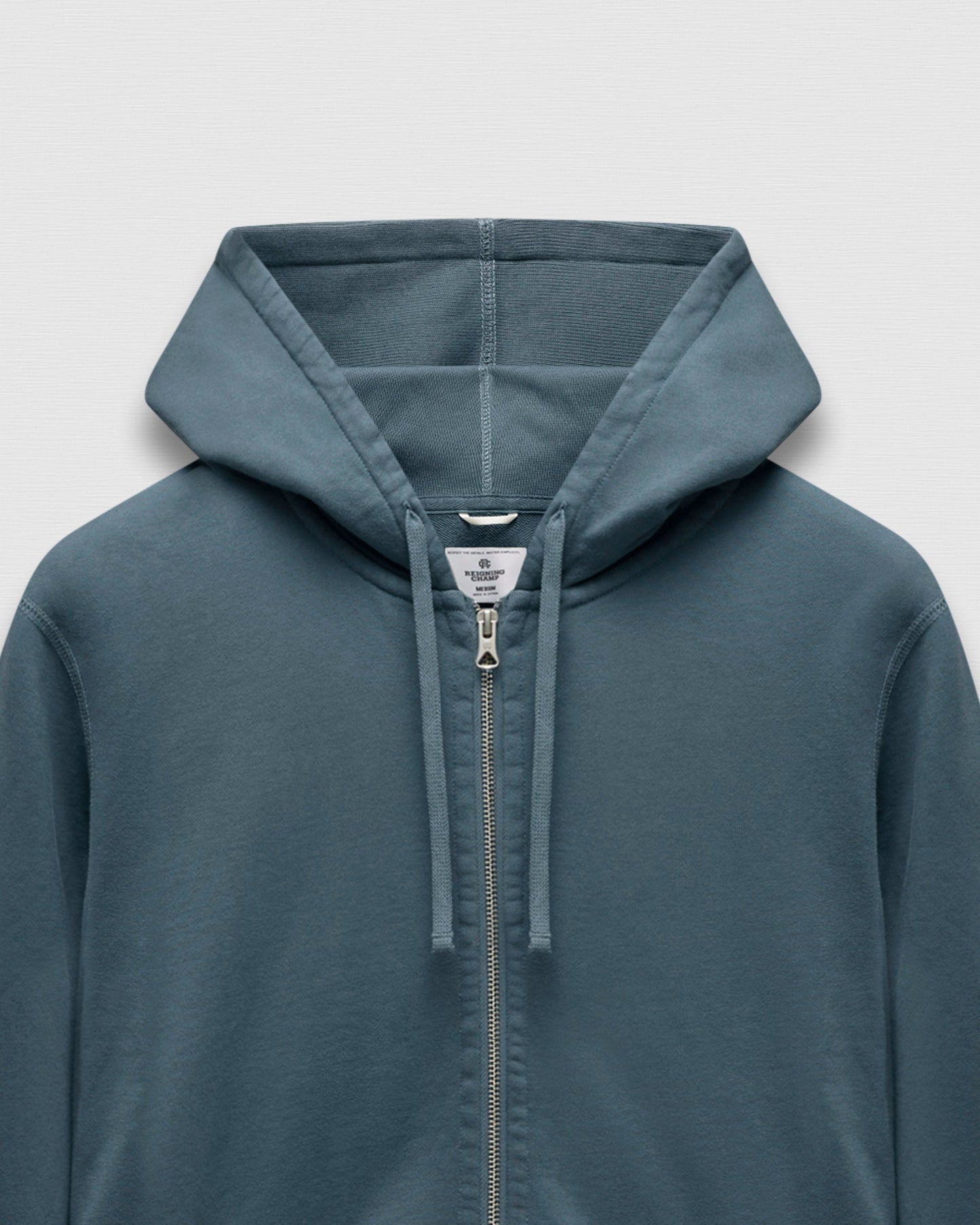 Midweight Terry Slim Zip Hoodie