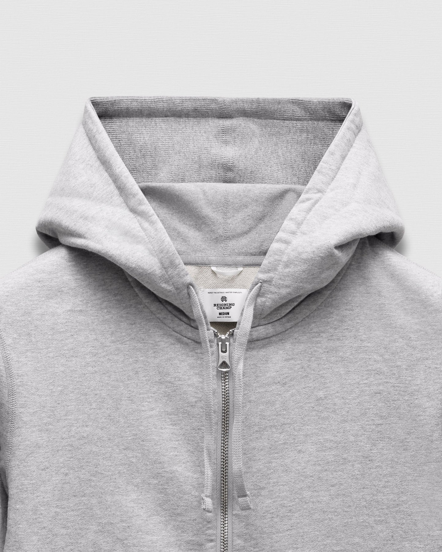 Midweight Terry Slim Zip Hoodie