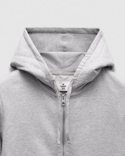 Midweight Terry Slim Zip Hoodie