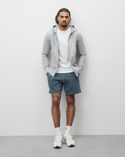 Midweight Terry Slim Zip Hoodie