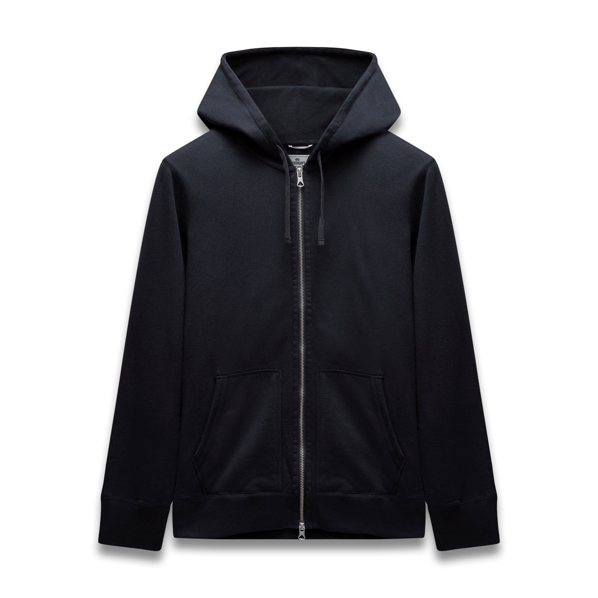【jentlouis】 Switching zip foodie M ブラック Midweight Terry Slim Zip Hoodie | Reigning Champ | Reigning Champ US