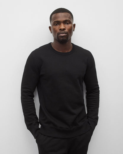 Midweight Terry Slim Crewneck