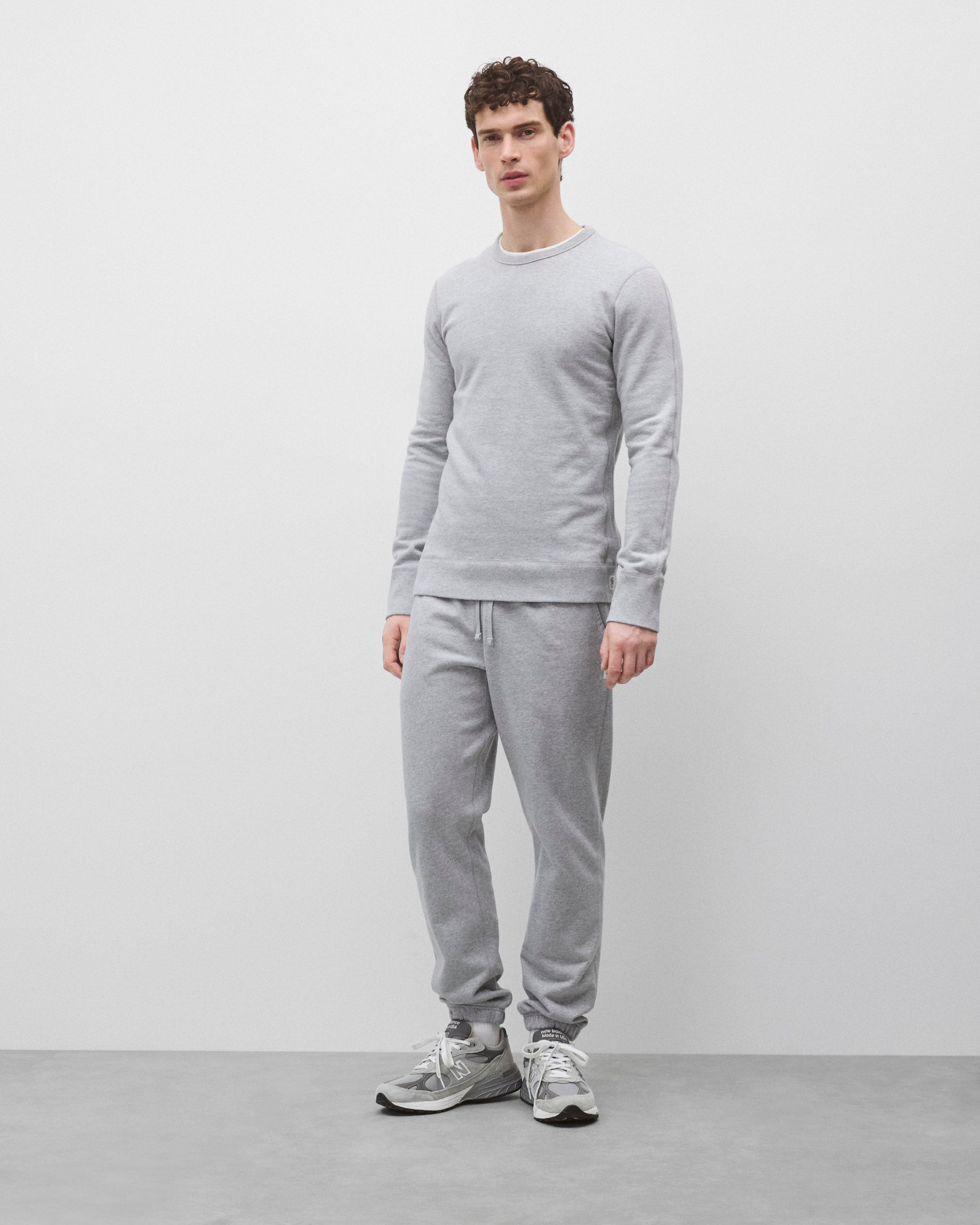 REIGNING CHAMP 上下セット　スウェットグレー　S Midweight Terry Slim Crewneck | Reigning Champ | Reigning Champ US
