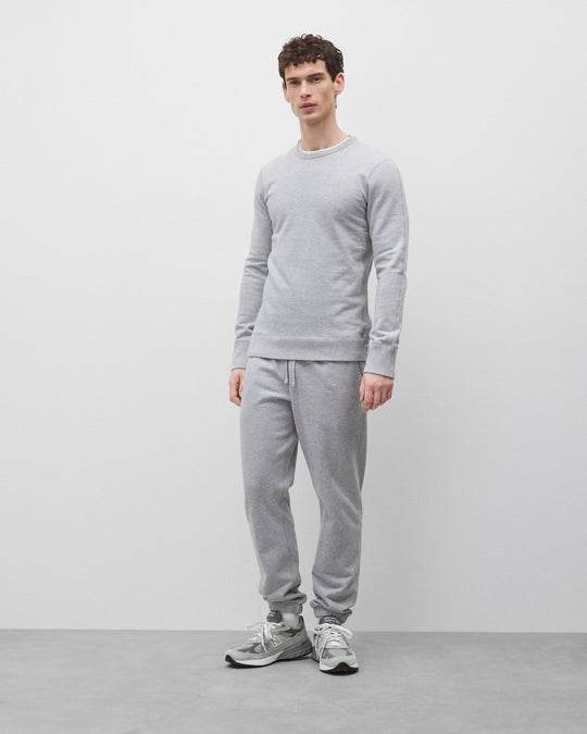 Midweight Terry Slim Crewneck