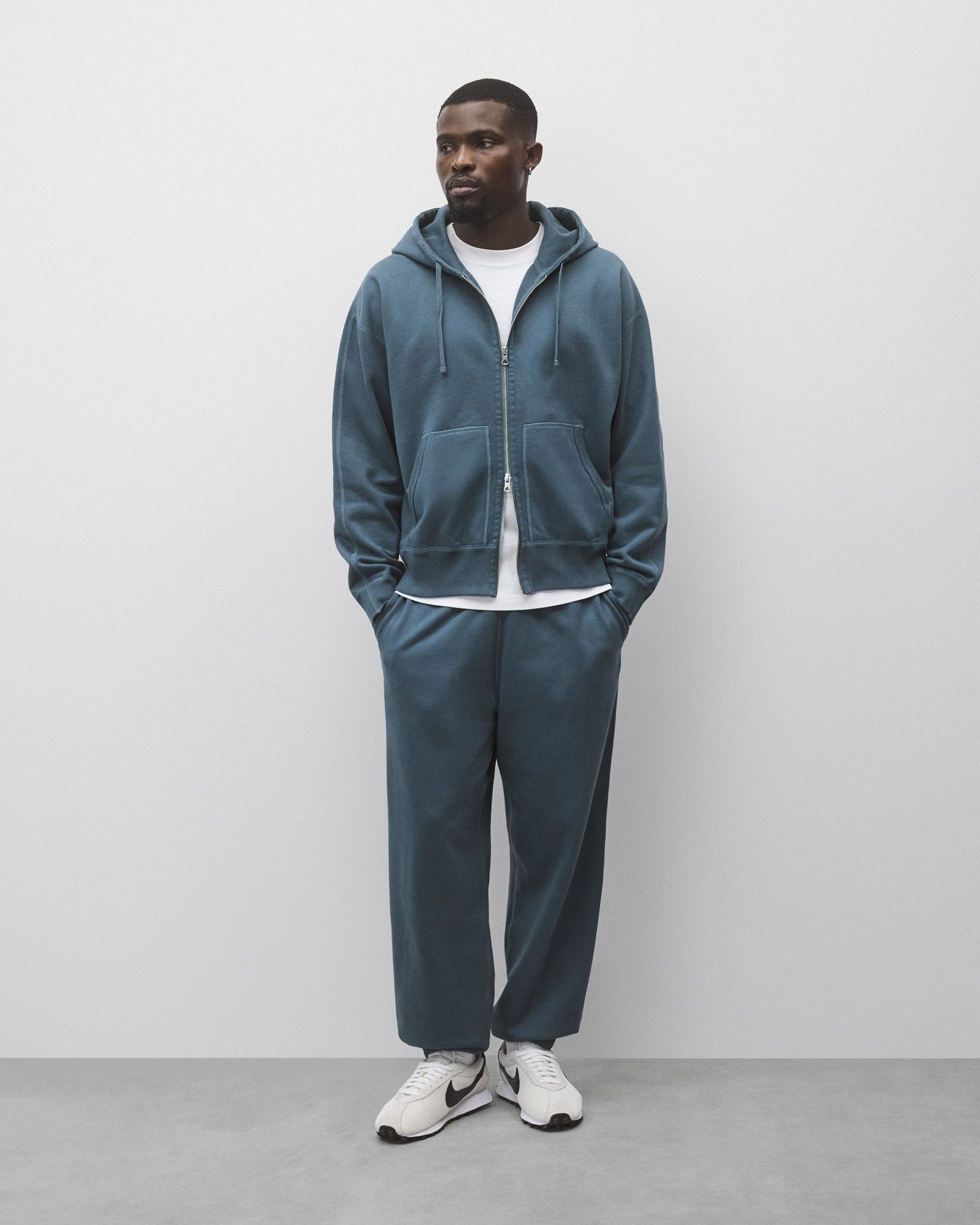 Midweight Terry Relaxed Zip Hoodie