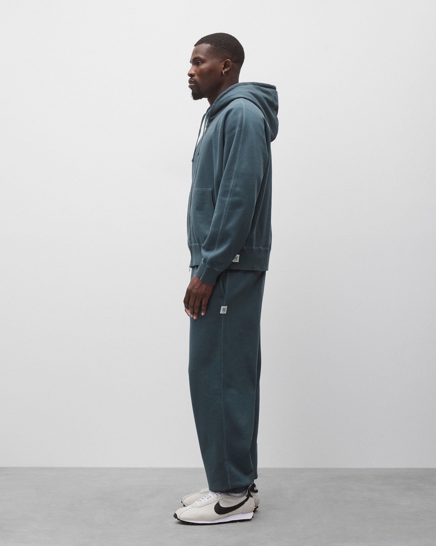 Midweight Terry Relaxed Zip Hoodie