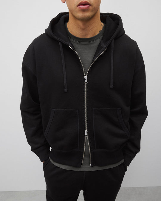 Midweight Terry Relaxed Zip Hoodie