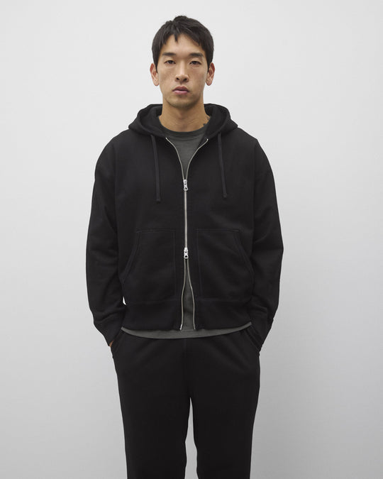 Midweight Terry Relaxed Zip Hoodie