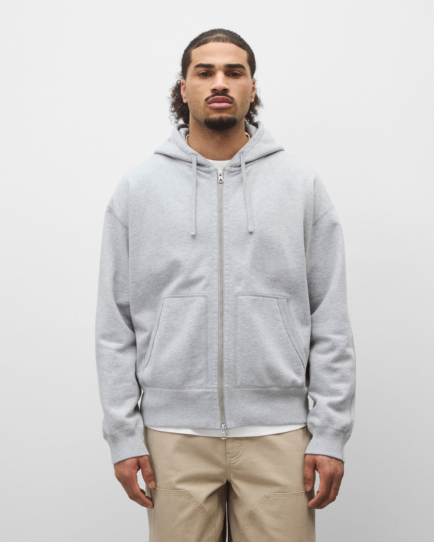 Midweight Terry Relaxed Zip Hoodie