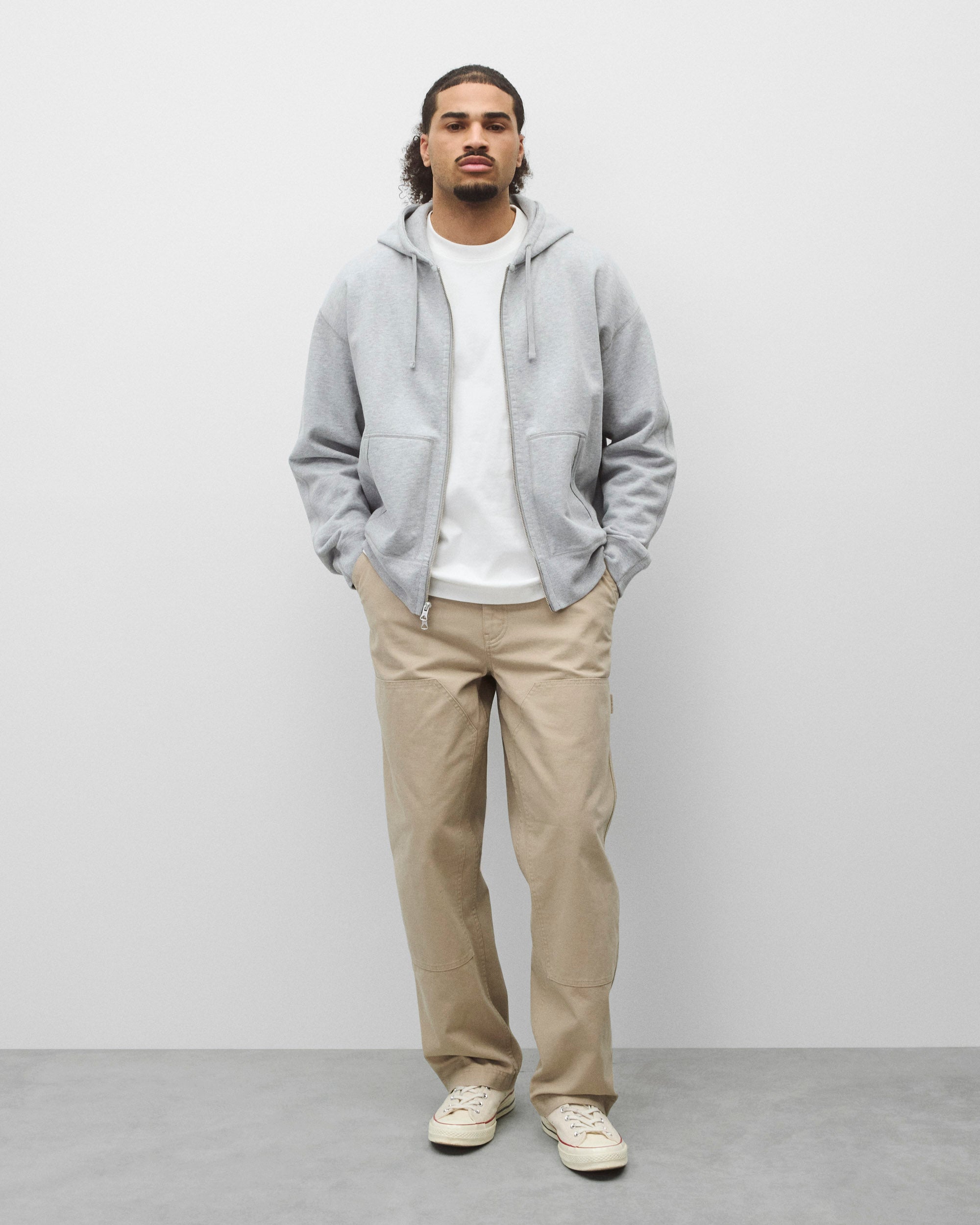 Midweight Terry Relaxed Zip Hoodie | Reigning Champ | Reigning
