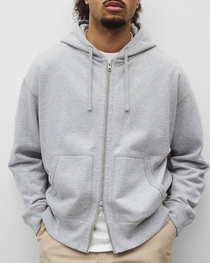 Midweight Terry Relaxed Zip Hoodie