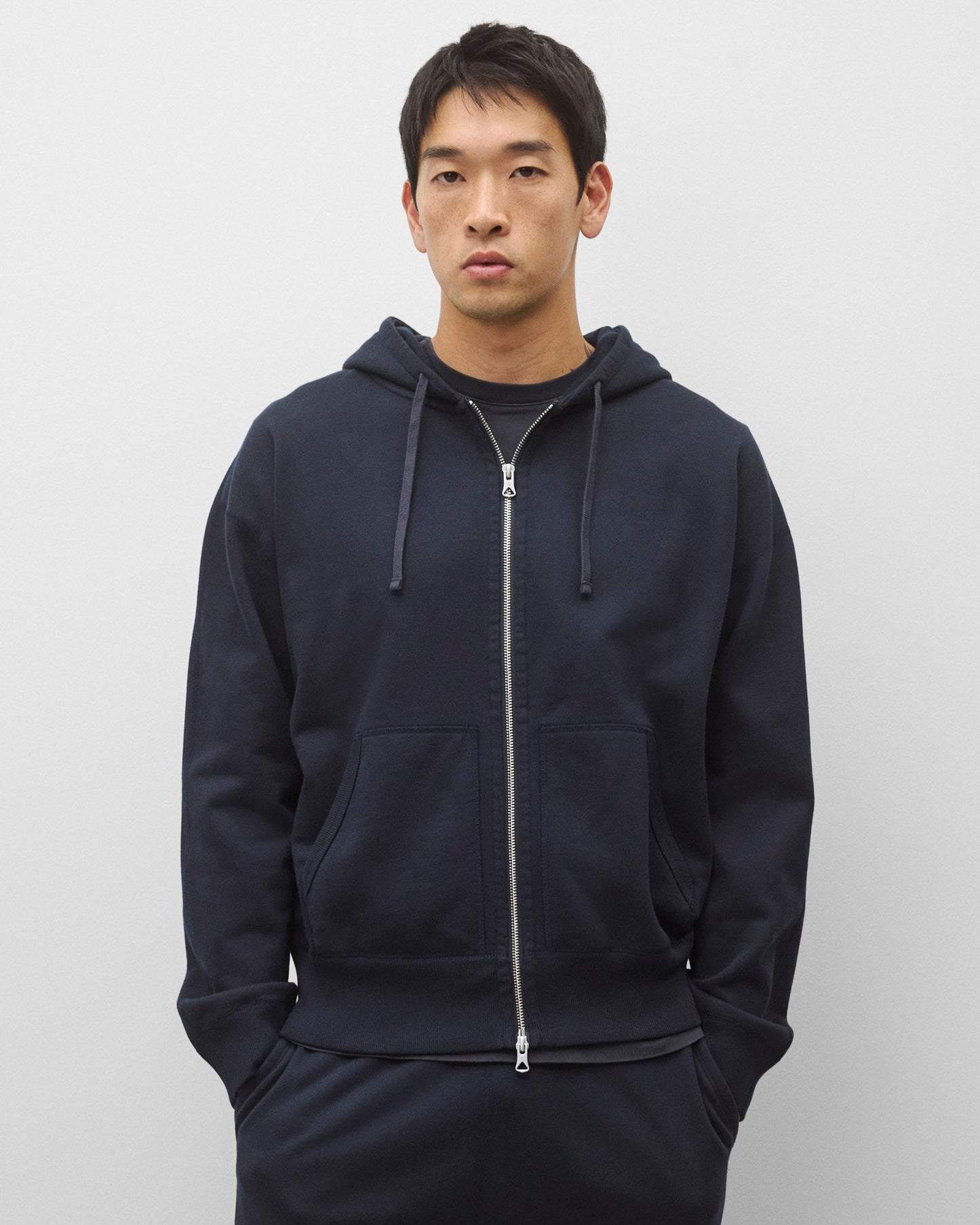 Midweight Terry Relaxed Zip Hoodie