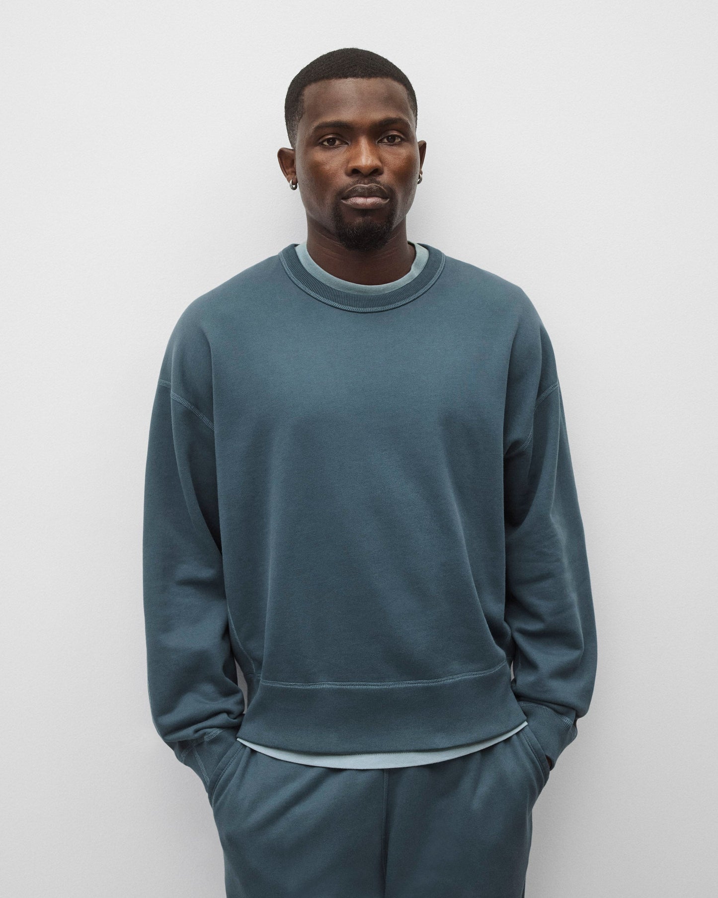 Midweight Terry Relaxed Crewneck