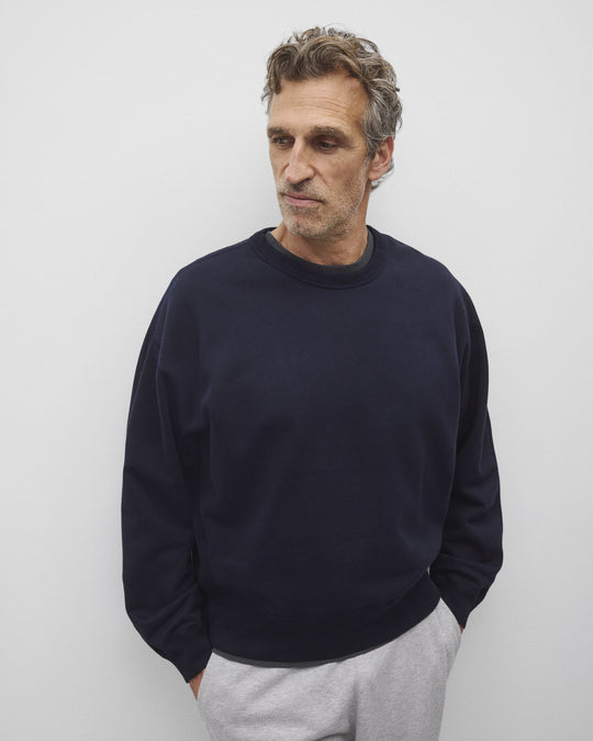 Midweight Terry Relaxed Crewneck