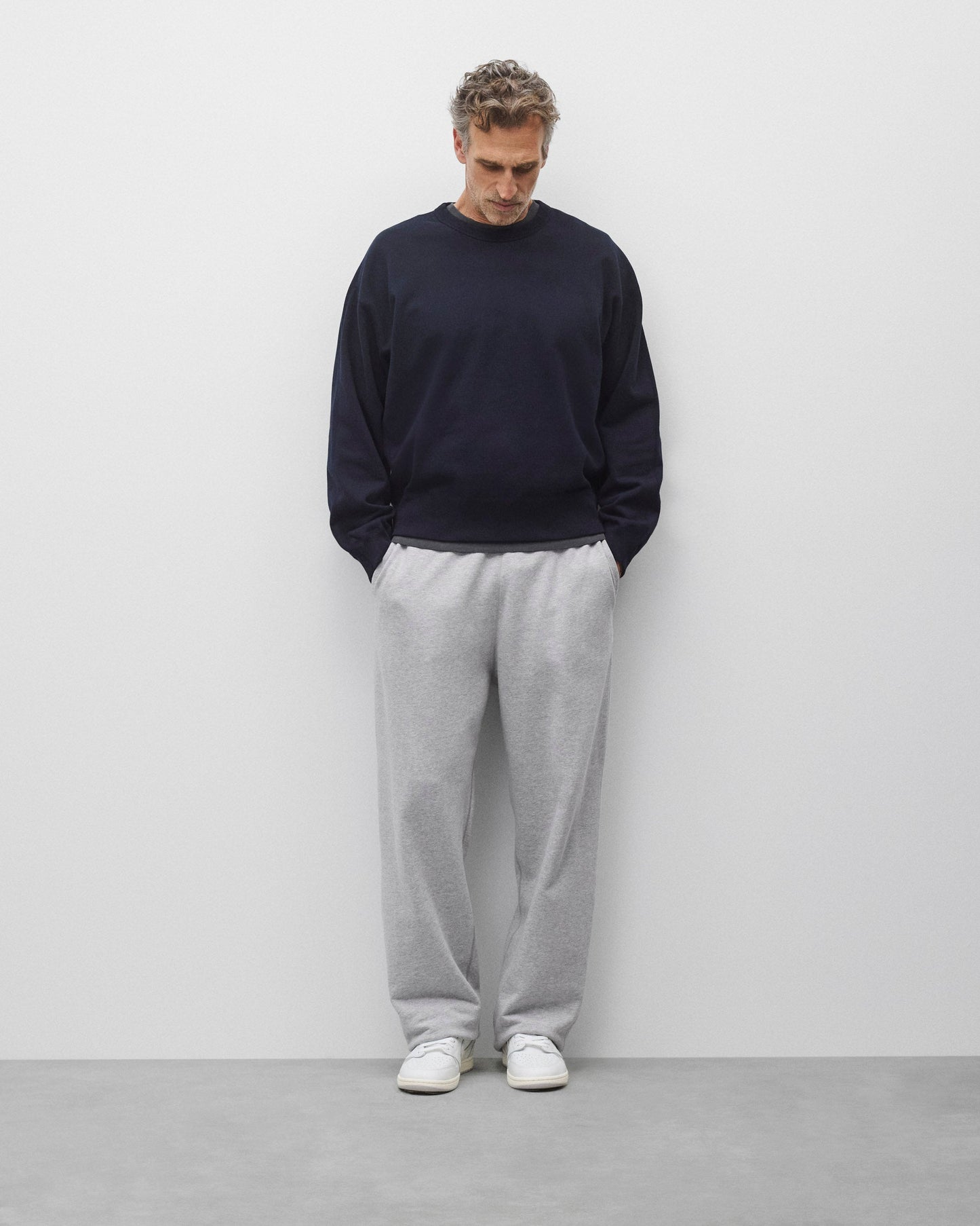 Midweight Terry Relaxed Crewneck