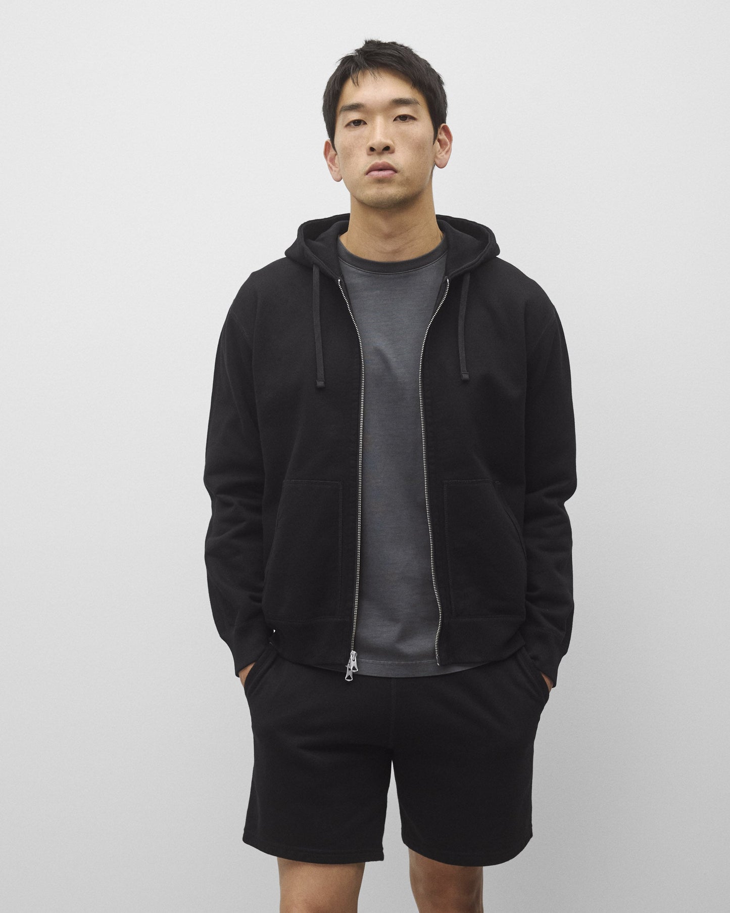 Midweight Terry Standard Zip Hoodie