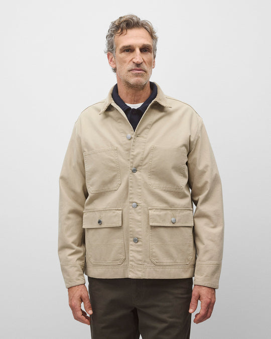 Cotton Canvas Chore Jacket