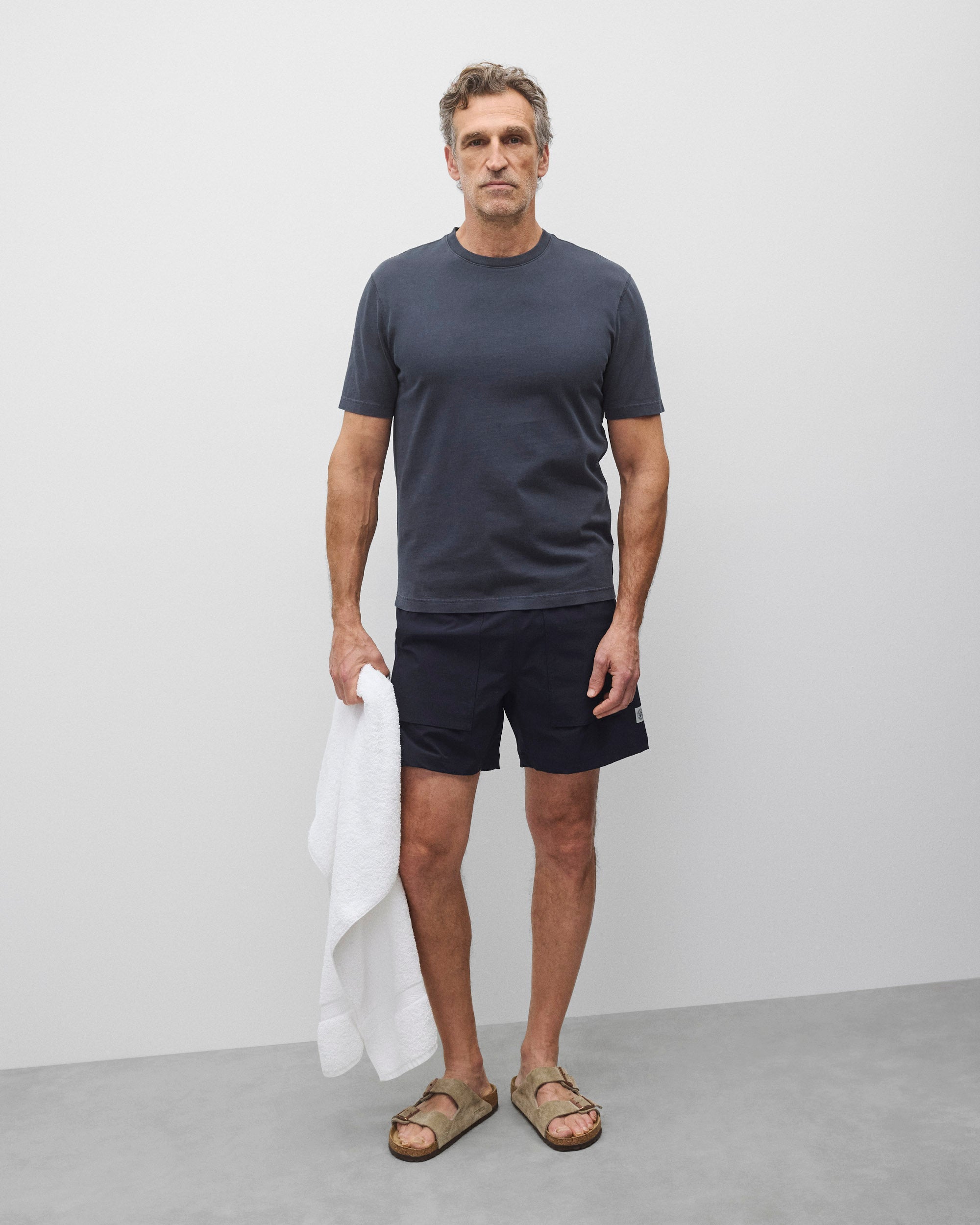 Stretch Nylon Utility Standard Swim Short 6