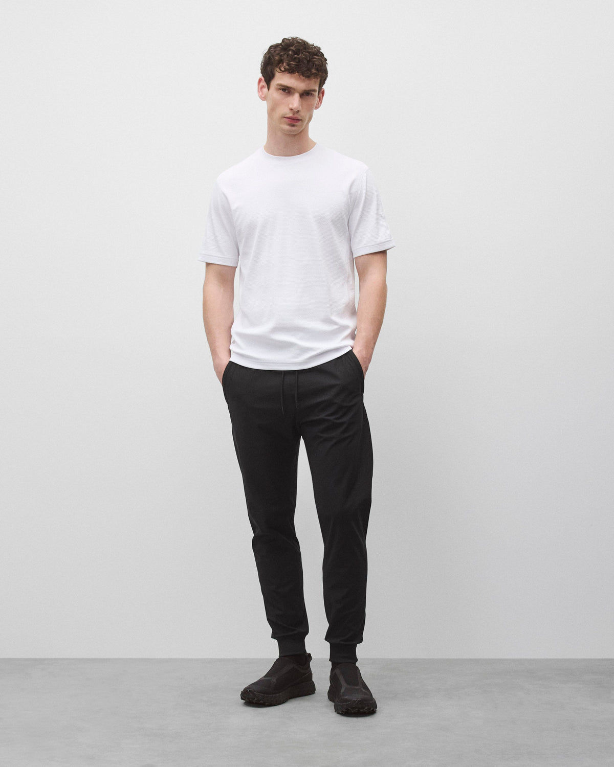 Stretch Warp Knit Coach's Slim Jogger
