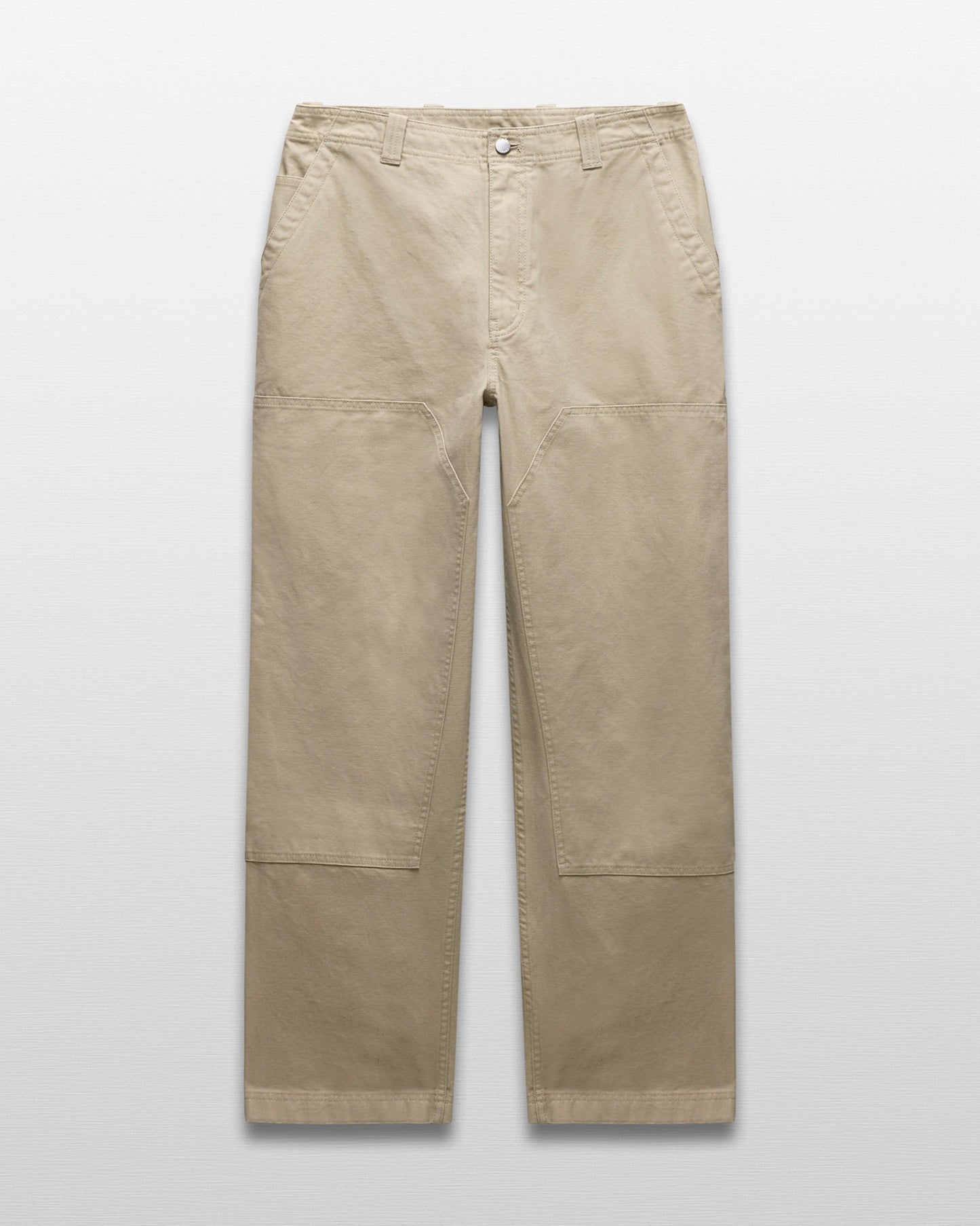 Cotton Canvas Relaxed Double Knee Pant
