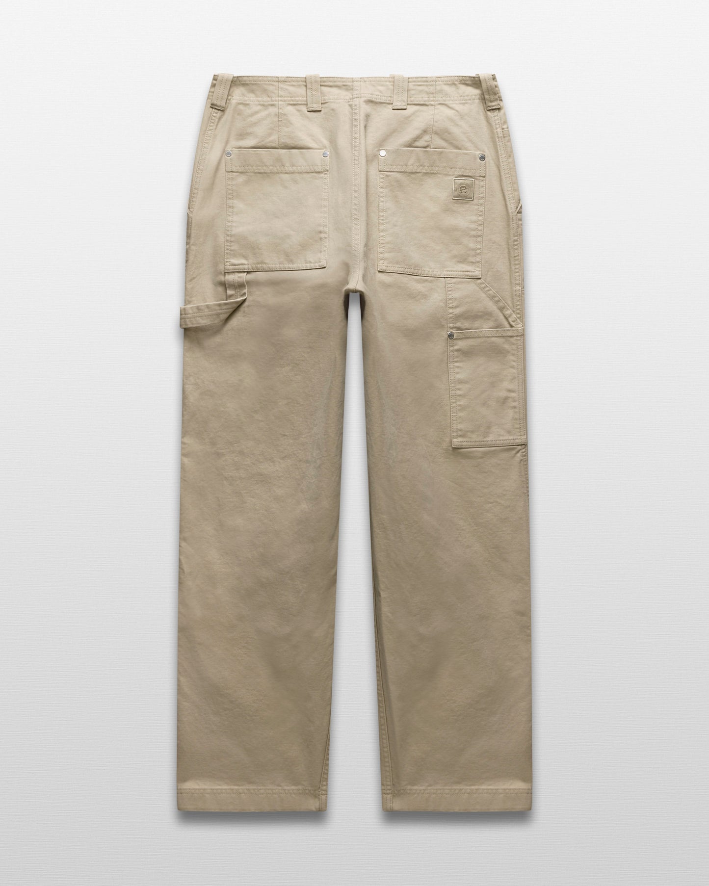Cotton Canvas Relaxed Double Knee Pant