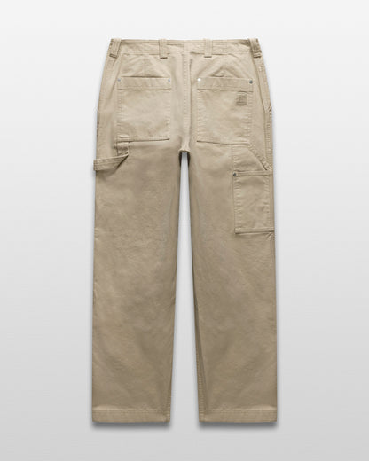 Cotton Canvas Relaxed Double Knee Pant