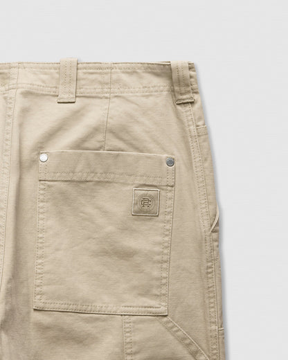 Cotton Canvas Relaxed Double Knee Pant