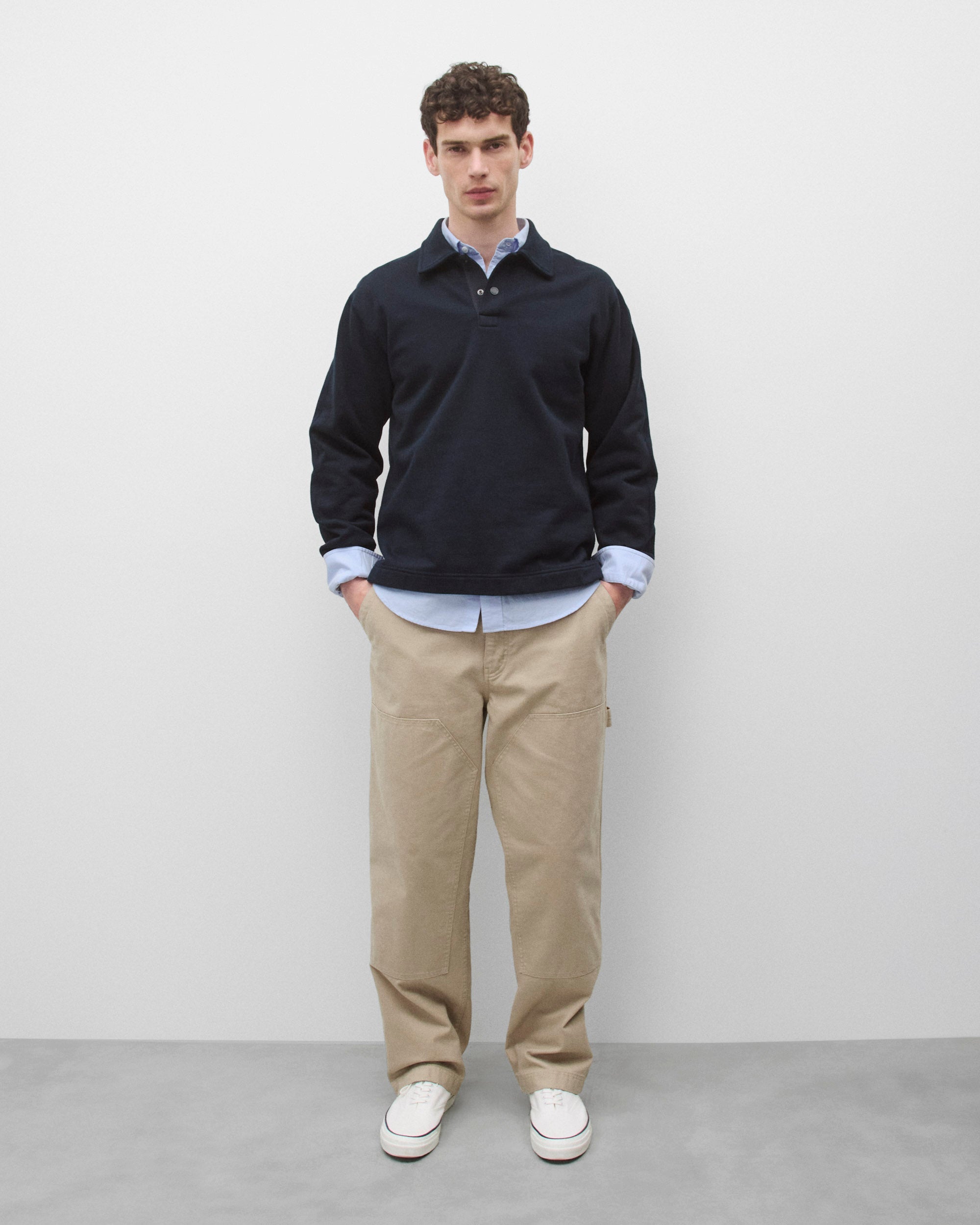 Cotton Canvas Relaxed Double Knee Pant | Reigning Champ | Reigning