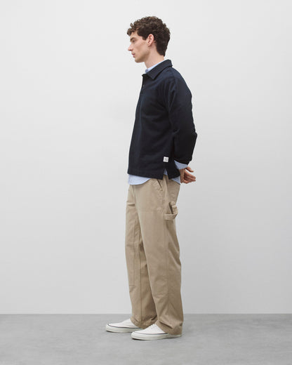 Cotton Canvas Relaxed Double Knee Pant