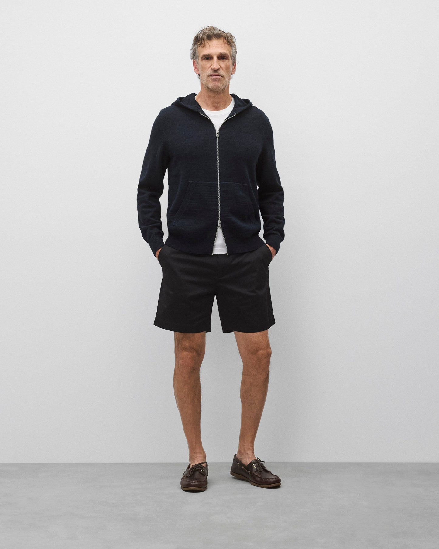 Cotton Slub Laurel Zip Hoodie
