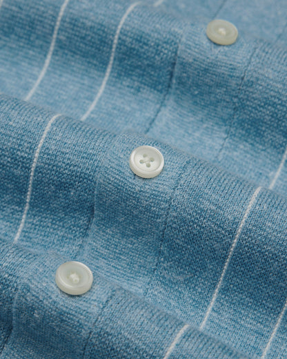 Cotton Linen Stripe Piazza Shirt