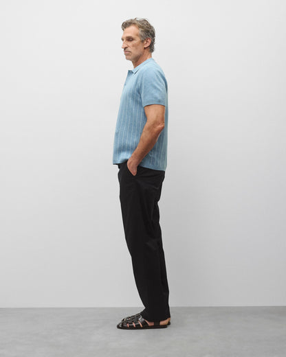 Cotton Linen Stripe Piazza Shirt