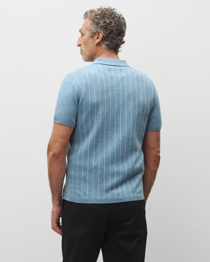 Cotton Linen Stripe Piazza Shirt