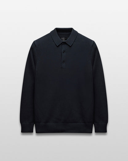 Supima Knit Commodore Polo Sweater