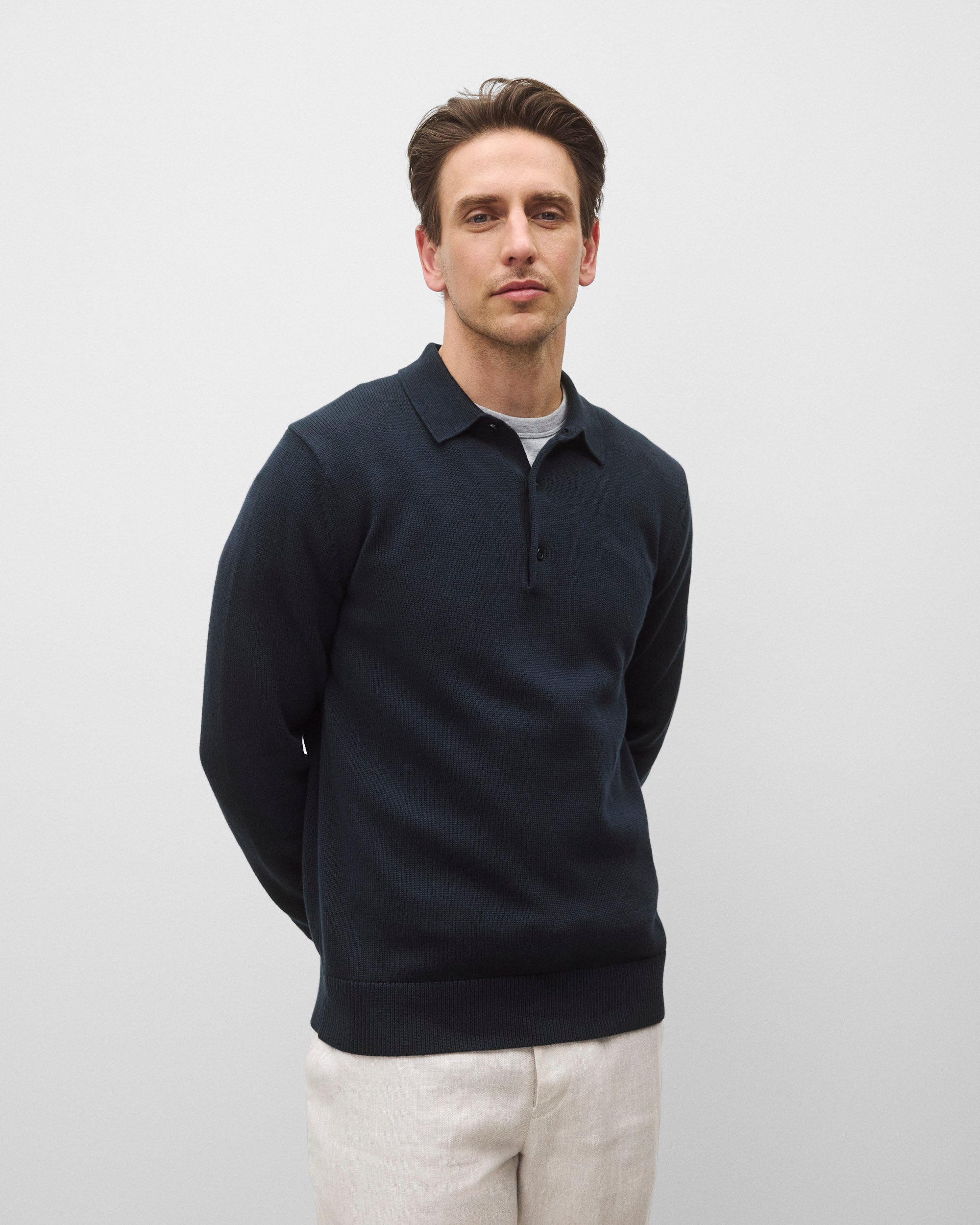 Supima Knit Commodore Polo Sweater | Reigning Champ | Reigning