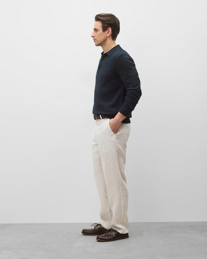 Supima Knit Commodore Polo Sweater