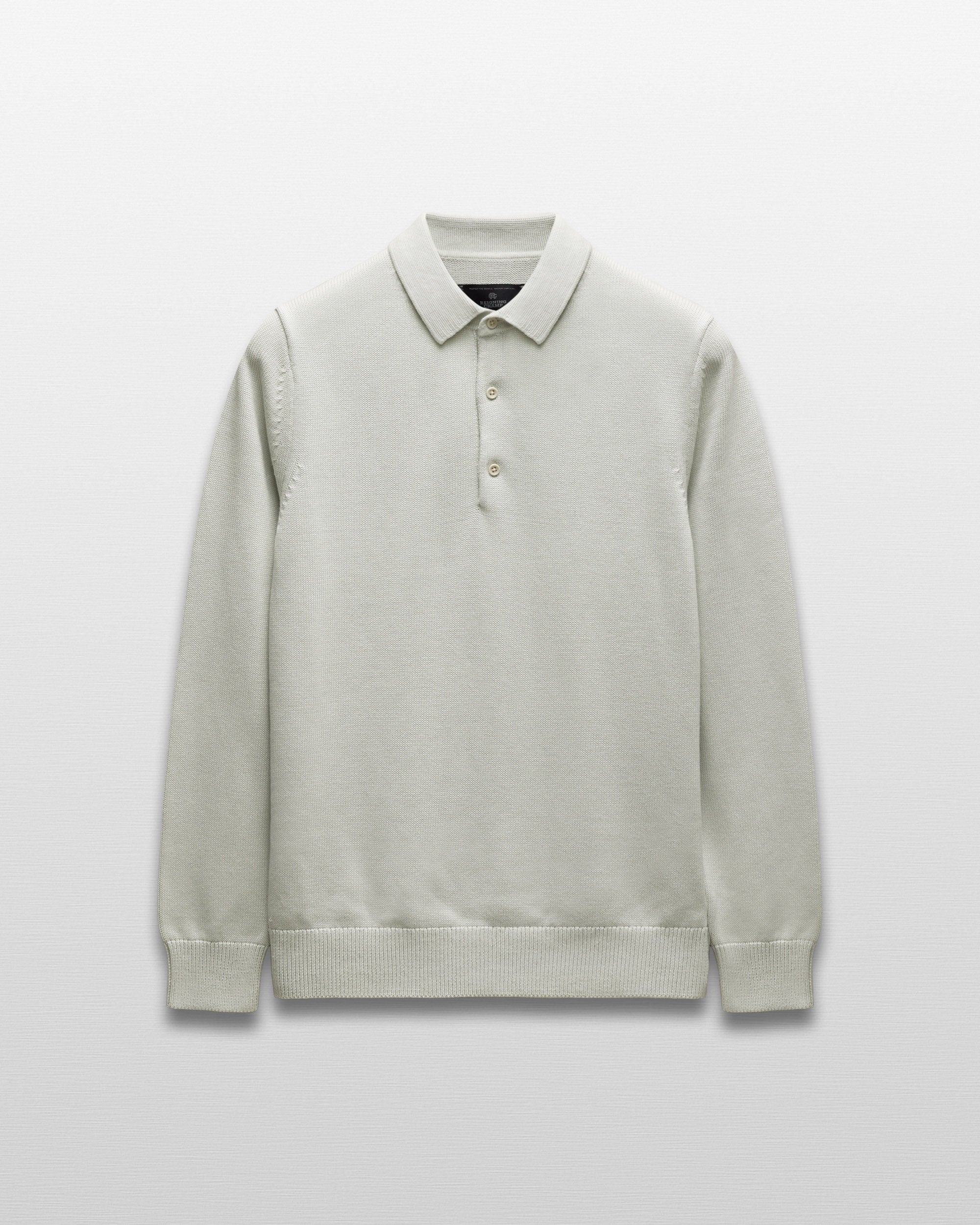 トップス ORIMI SPARCLE KNIT POLO - 1 Supima Knit Commodore Polo Sweater | Reigning Champ | Reigning
