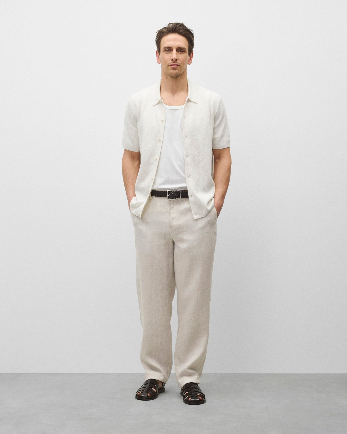 Cotton Linen Piazza Shirt