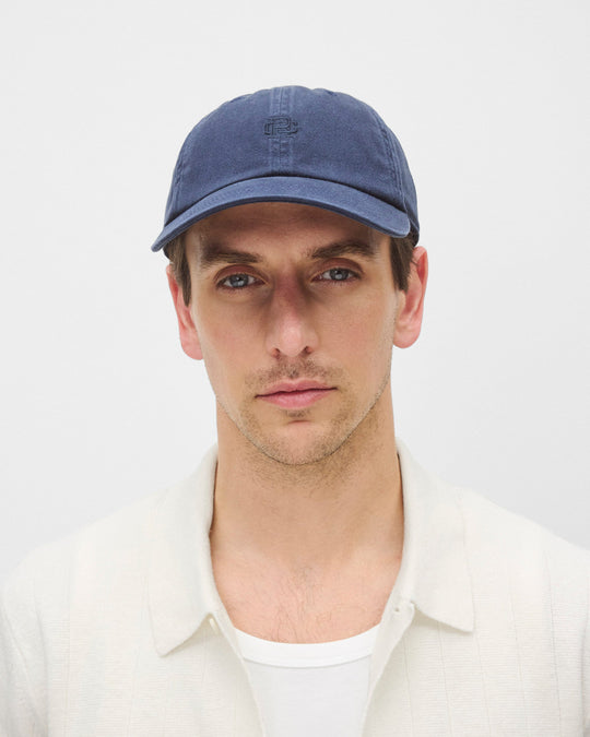 Cotton Chino Low Pro Monogram Strapback Cap