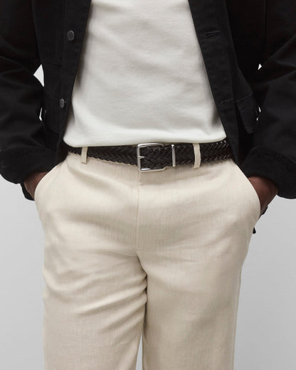 Braided Leather Belt