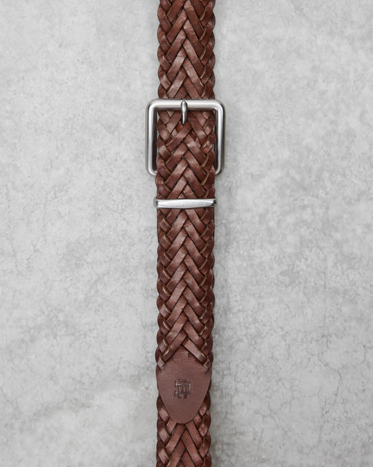 Braided Leather Belt