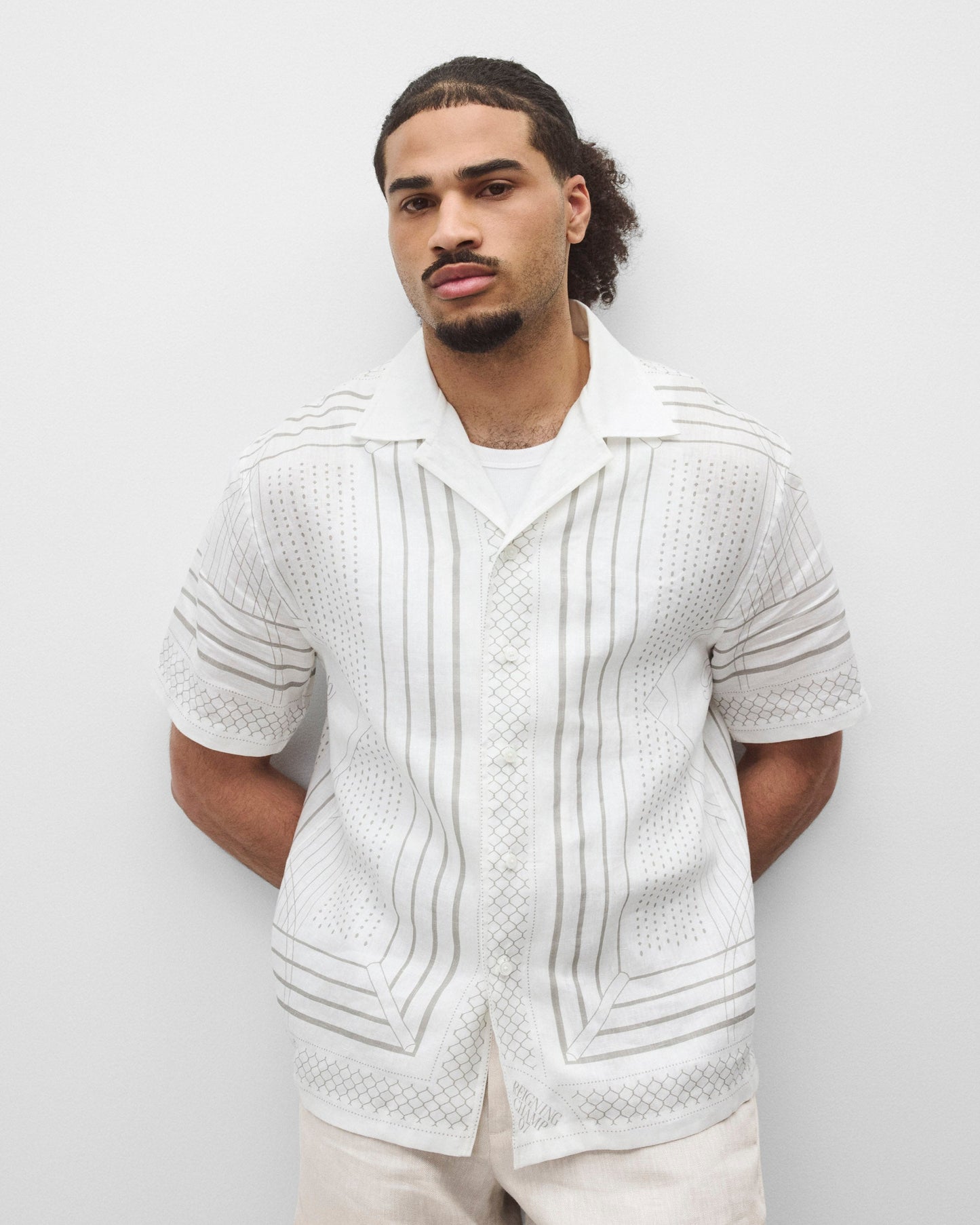 Linen Arena Standard Camp Shirt