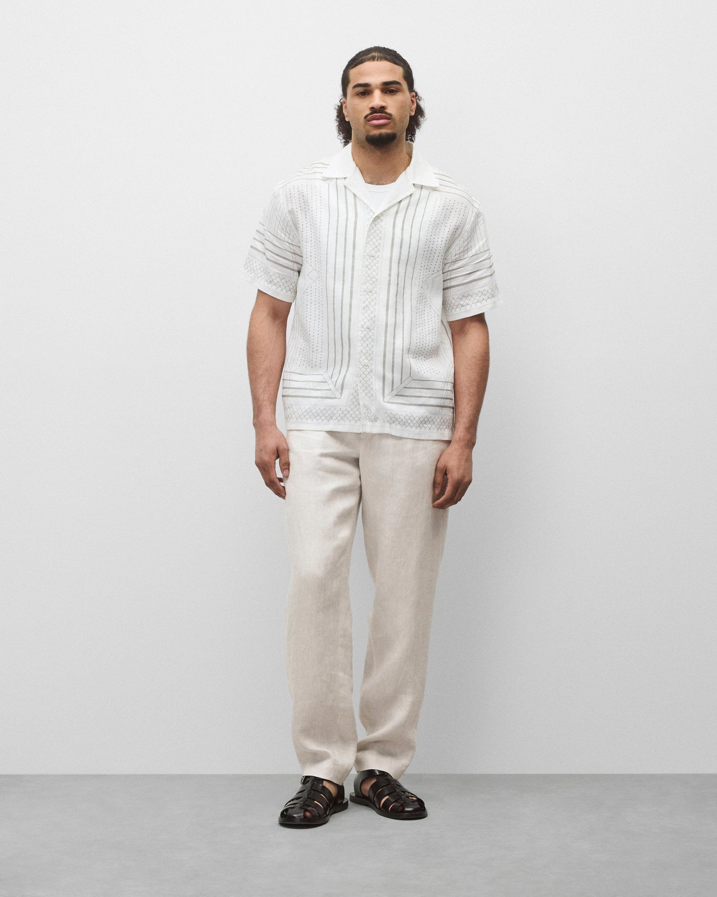 Linen Arena Standard Camp Shirt