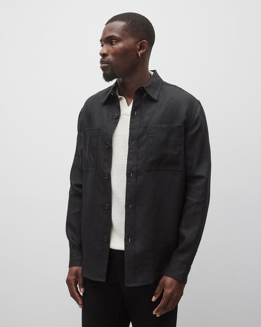 Linen Concourse Standard Overshirt