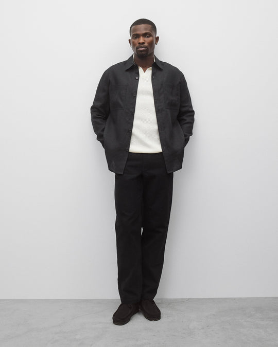 Linen Concourse Standard Overshirt