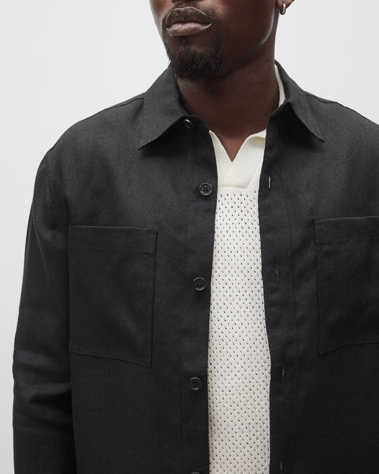 Linen Concourse Standard Overshirt