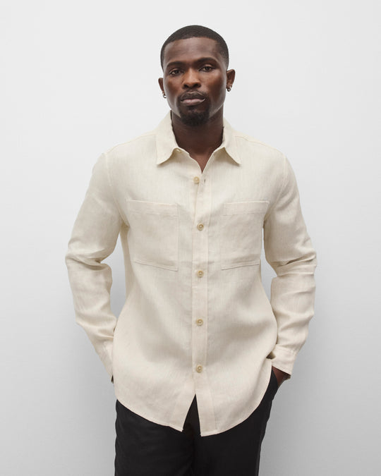 Linen Concourse Standard Overshirt