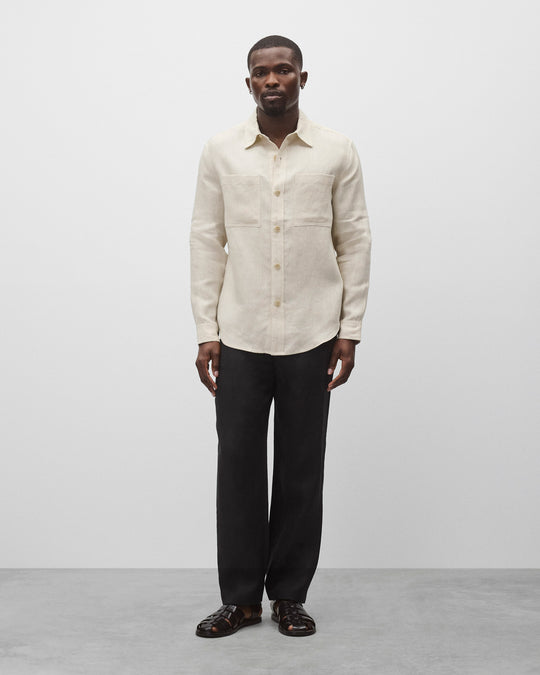 Linen Concourse Standard Overshirt