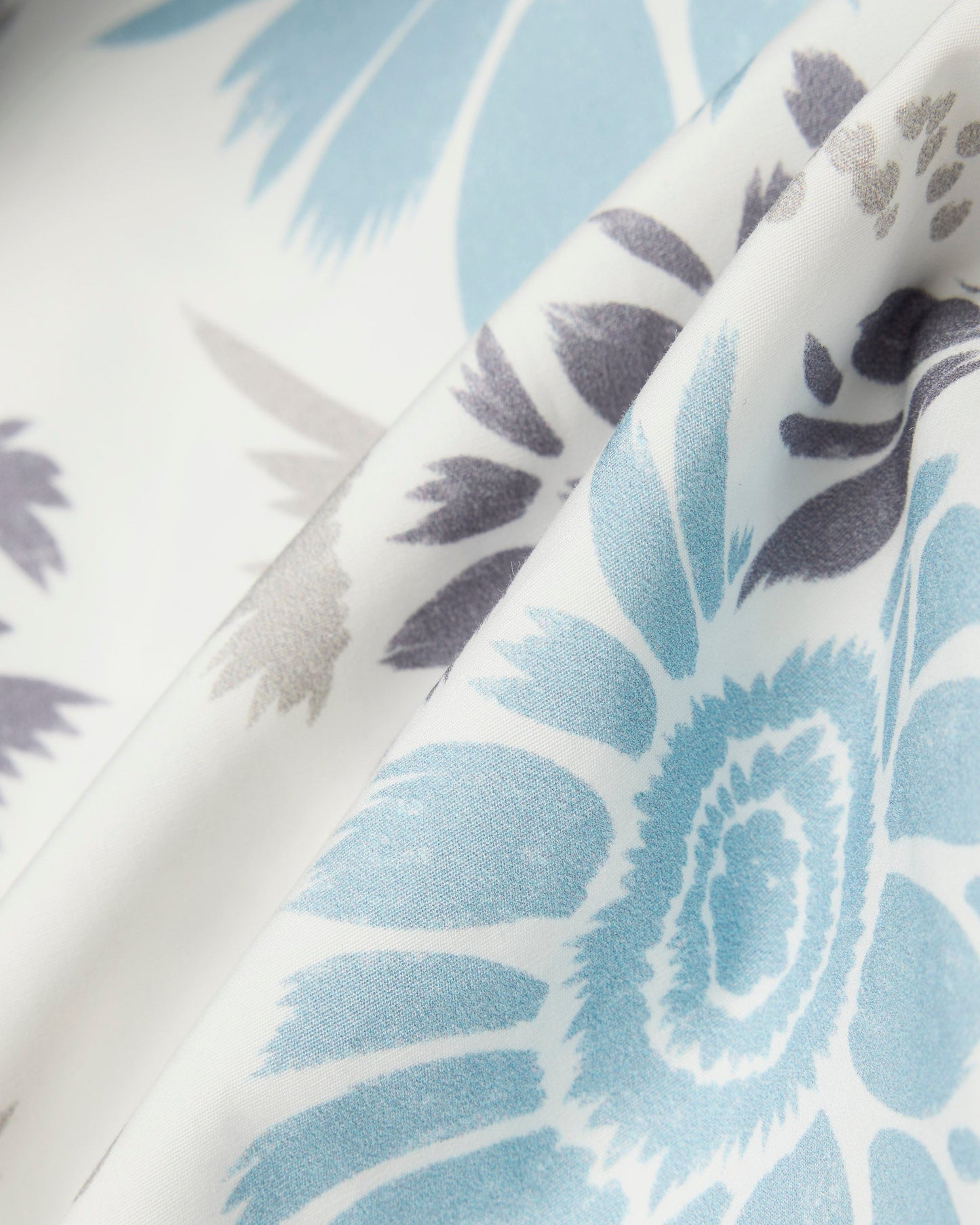 Cotton Poplin Floral Standard Camp Shirt